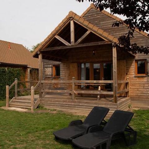 CHALET 7 personnes - Lodge | 3 Ch. | 5/7 Pers. | Terrasse surélevée | 1 SDB | TV