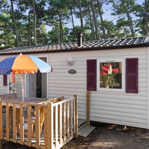 MOBILHOME 8 personnes - Classic XL | 3 Ch. | 6/8 Pers. | Terrasse surélevée non couverte