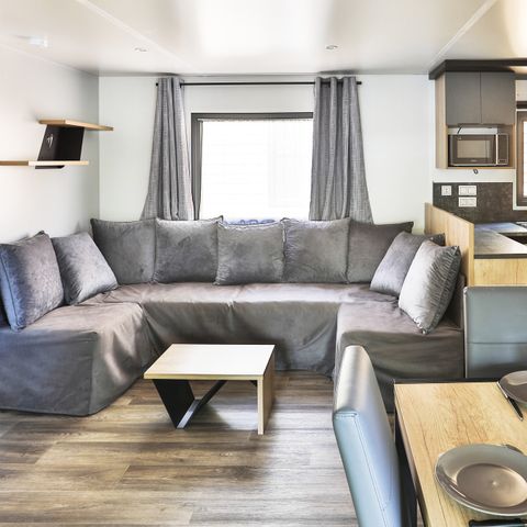 Mobilhome 6 personnes - Mobil-home | Premium Azure | 3 Ch. | 6 Pers. | Terrasse surélevée | Clim.