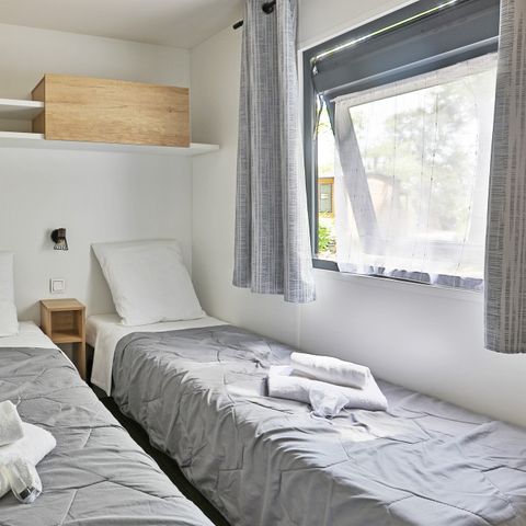 Mobilhome 6 personnes - Mobil-home | Premium Azure | 3 Ch. | 6 Pers. | Terrasse surélevée | Clim.