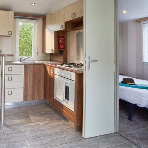 MOBILHOME 8 personnes - Classic | 3 Ch. | 6/8 Pers. | Terrasse surélevée non couverte | 1 SDB