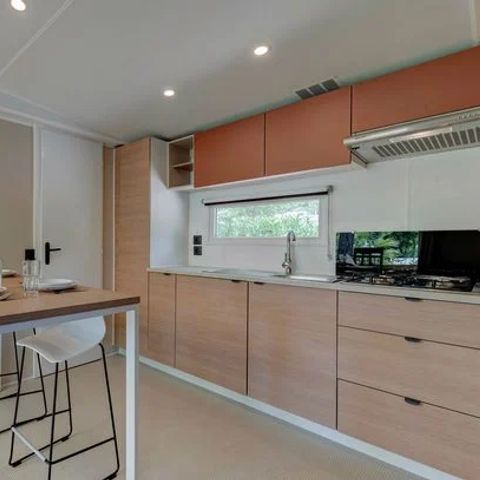 Mobilhome 6 personnes - Mobil-home | Comfort XL | 3 Ch. | 6 Pers. | Terrasse surélevée | Clim.