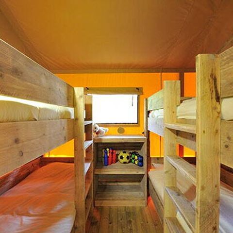 Tente en toile et en bois 6 personnes - Tente Safari Lodge | 2 Ch. | 6 Pers. | 1 SDB