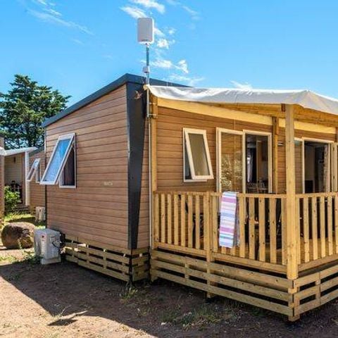 MOBILHOME 6 personnes - Mobil-home | Premium | 3 Ch. | 6 Pers. | Terrasse surélevée | TV