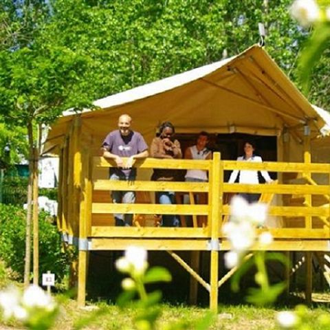 TENTE TOILE ET BOIS 6 personnes - Lodge ULIA 6 personnes