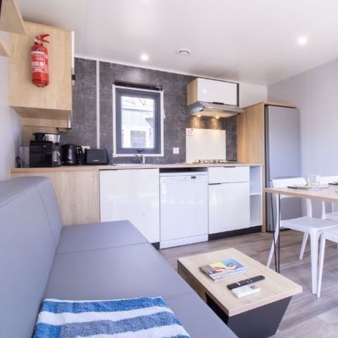 MOBILHOME 4 personnes - Mobile-home LUXE ANDIA avec spa 4 personnes