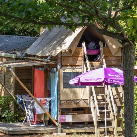TENTE TOILE ET BOIS 2 personnes - Lodge LAINA CONFORT 2 personnes