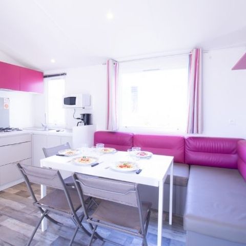 MOBILHOME 8 personnes - Mobile-Home LARRUN**** 8 personnes
