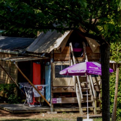 TENTE TOILE ET BOIS 2 personnes - Lodge LAINA 2 personnes