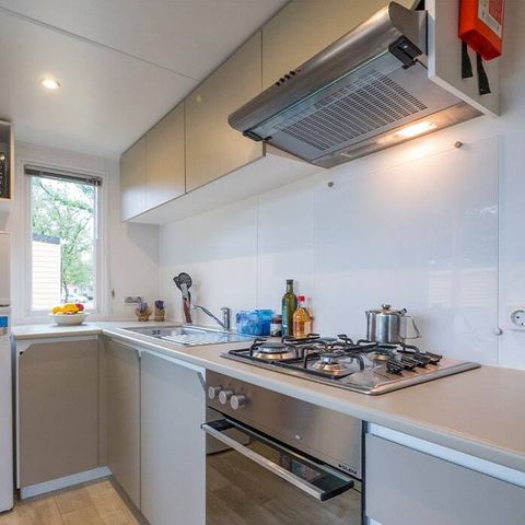 MOBILHOME 5 personnes - Mobil-home | Comfort | 2 Ch. | 5 Pers. | Terrasse surélevée | Clim.