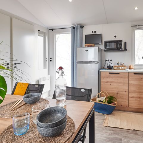 MOBILHOME 6 personnes - 3 chambres - CLIM - TV - LV