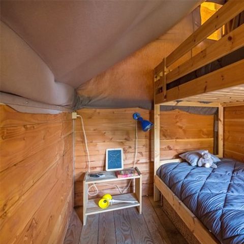 TENTE TOILE ET BOIS 4 personnes - Tente Eco Lodge | 2 Ch. | 4 Pers. | Sans SDB