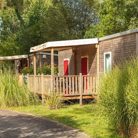 MOBILHOME 6 personnes - Comfort XL | 3 Ch. | 6 Pers. | Terrasse surélevée | Clim. | TV