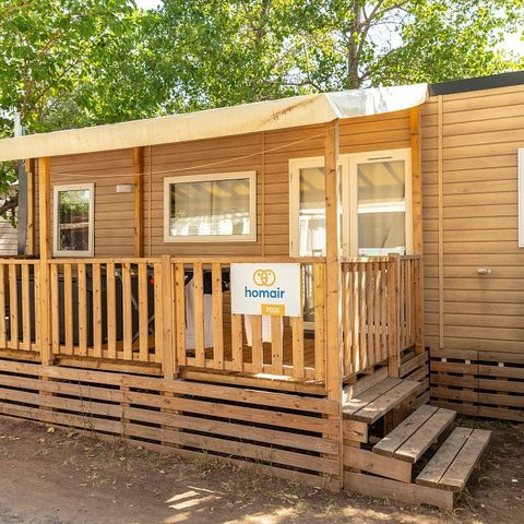 MOBILHOME 6 personnes - Premium Azure | 3 Ch. | 6 Pers. | Terrasse surélevée | Clim.