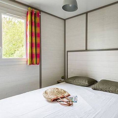 MOBILHOME 7 personnes - Chalet | Comfort XL | 3 Ch. | 5/7 Pers. | Terrasse surélevée | Clim. | TV