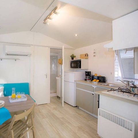 MOBILHOME 4 personnes - Mobil-home | Comfort | 2 Ch. | 4 Pers. | Terrasse couverte | 1 SDB | Clim. | TV