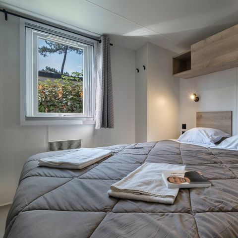 MOBILHOME 6 personnes - Mobil-home | Comfort | 3 Ch. | 6 Pers. | Terrasse couverte | 1 SDB | Clim.