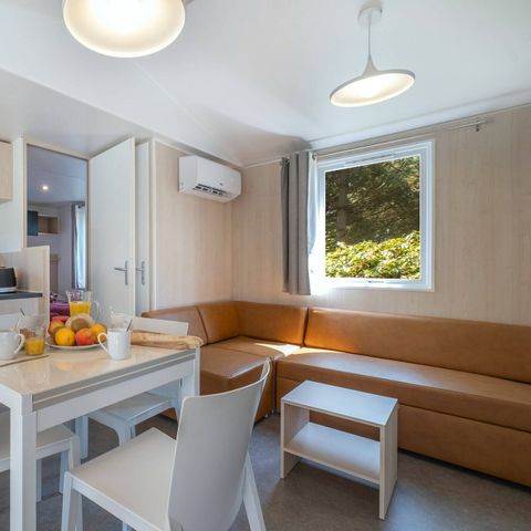 MOBILHOME 4 personnes - Mobil-home | Ultimate | 2 Ch. | 4 Pers. | Terrasse couverte | 1 SDB | Clim. | TV