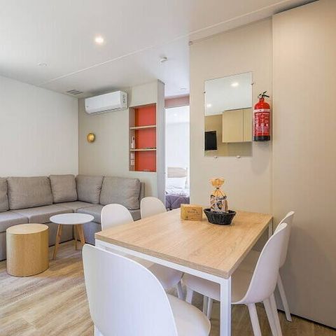 MOBILHOME 4 personnes - Mobil-home | Ultimate | 2 Ch. | 4 Pers. | Terrasse Lounge | 2 SDB | Clim. | TV