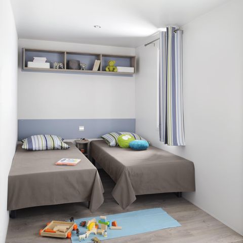 MOBILHOME 6 personnes - 2 chambres et convertible salon + climatisation