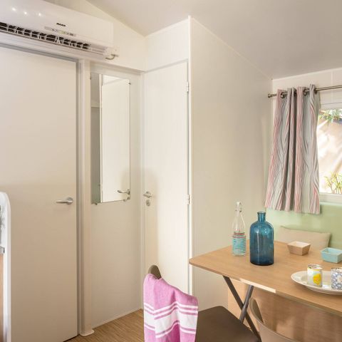 MOBILHOME 6 personnes - Comfort | 3 Chambres | Capacité 6 personnes | Terrasse surélevée| 1 Salle de bain | Climatisation