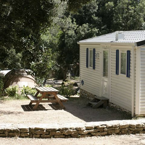 MOBILHOME 6 personnes - Comfort | 2 Chambres | Capacité 4-6 personnes |Terrasse simple| 1 Salle de bain | Climatisation