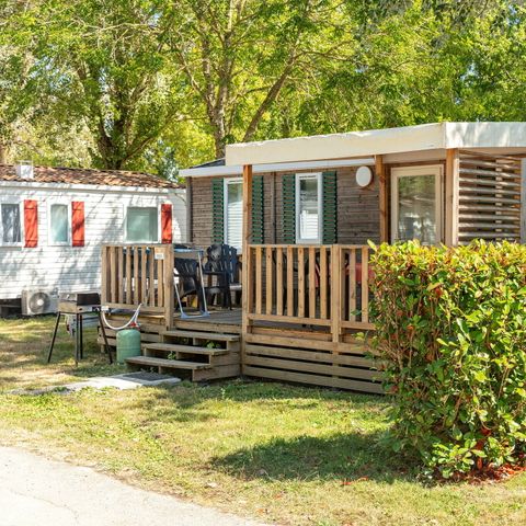 MOBILHOME 6 personnes - Mobil-home | Comfort | 3 Ch. | 6 Pers. | Terrasse surélevée | Clim.
