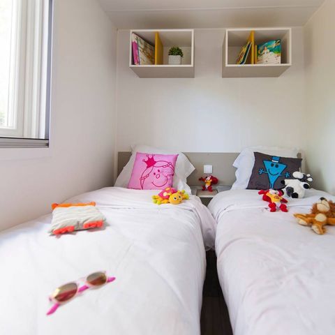 MOBILHOME 6 personnes - Mobil-home | Comfort | 3 Ch. | 6 Pers. | Terrasse simple | Clim. | TV