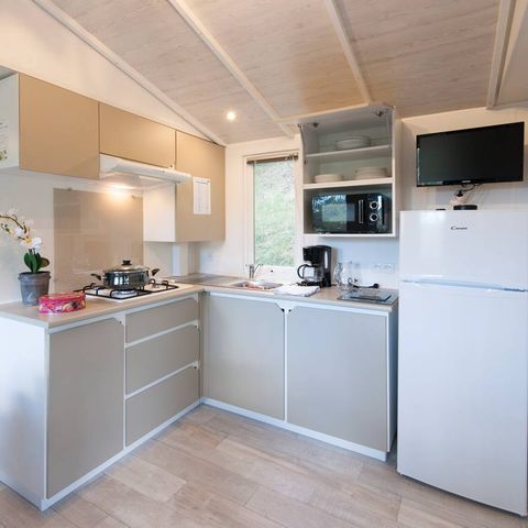 MOBILHOME 6 personnes - Mobil-home | Comfort | 3 Ch. | 6 Pers. | Terrasse simple | Clim. | TV
