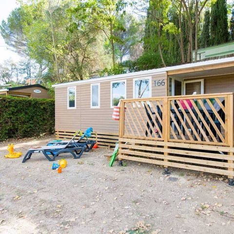 MOBILHOME 6 personnes - Mobil-home | Comfort | 3 Ch. | 6 Pers. | Terrasse simple | Clim. | TV