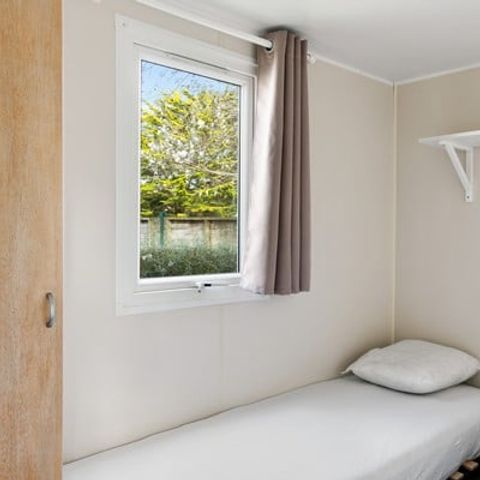 MOBILHOME 5 personnes - Comfort | 2 Ch. | 5 Pers. | Terrasse surélevée | 2 SDB | Clim. | TV