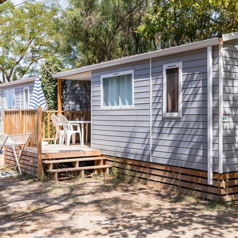 MOBILHOME 6 personnes - Comfort | 2 Ch. | 4/6 Pers. | Terrasse simple | Clim.