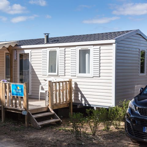 MOBILHOME 6 personnes - Comfort | 3 Ch. | 6 Pers. | Terrasse surélevée | Clim.