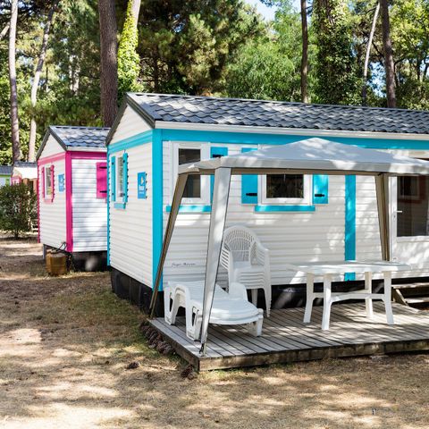 MOBILHOME 6 personnes - Classic | 2 Ch. | 4/6 Pers. | Terrasse simple | Clim.