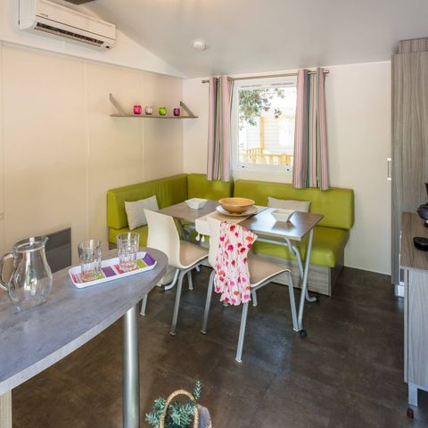 MOBILHOME 6 personnes - Mobil-home | Comfort | 2 Ch. | 4/6 Pers. | Terrasse surélevée | Clim.