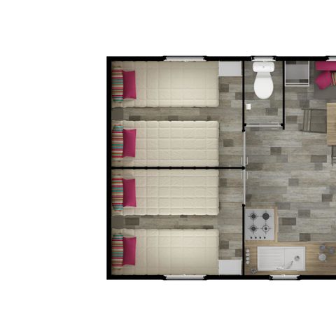 MOBILHOME 6 personnes - BERMUDE TRIO (7/7)