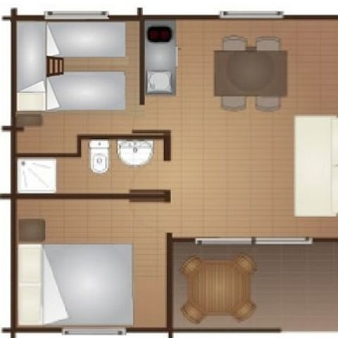 Bungalow 5 personnes - PONENTS