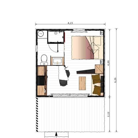 CHALET 2 personnes - NONZA
