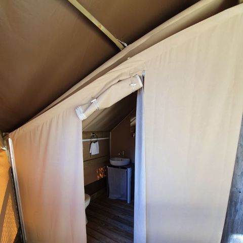 Tente en toile et en bois 4 personnes - SALECCIA