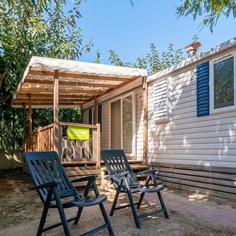 MOBILHOME 4 personnes - Comfort | 2 Ch. | 4 Pers. | Terrasse surélevée
