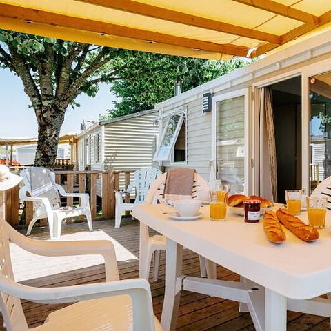 MOBILHOME 6 personnes - Mobil-home | Comfort | 2 Ch. | 4/6 Pers. | Terrasse surélevée