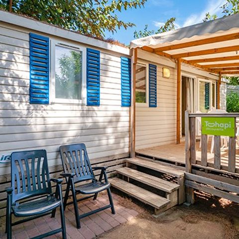 MOBILHOME 6 personnes - Classic XL | 3 Ch. | 6 Pers. | Terrasse surélevée | TV