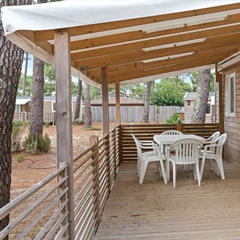 MOBILHOME 6 personnes - Comfort XL | 3 Ch. | 6 Pers. | Terrasse surélevée