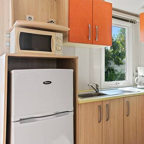 MOBILHOME 6 personnes - Mobil-home | Classic | 3 Ch. | 6 Pers. | Terrasse surélevée non couverte | 1 SDB