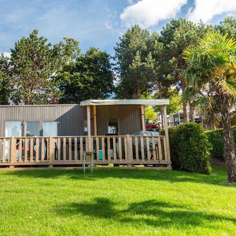 MOBILHOME 6 personnes - Mobil-home | Premium | 3 Ch. | 6 Pers. | Terrasse surélevée | 1 SDB | Clim. |