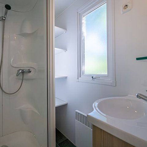 MOBILHOME 4 personnes - Comfort | 2 Ch. | 4 Pers. | Terrasse surélevée | Clim.
