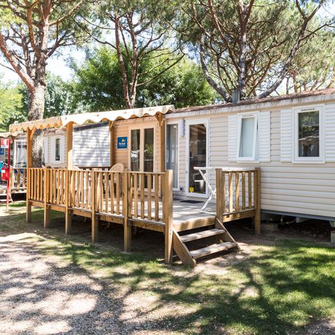 MOBILHOME 6 personnes - Comfort | 3 Ch. | 6 Pers. | Terrasse surélevée | Clim.