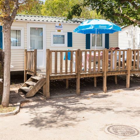 MOBILHOME 6 personnes - Classic | 2 Ch. | 4/6 Pers. | Terrasse surélevée non couverte | Clim.