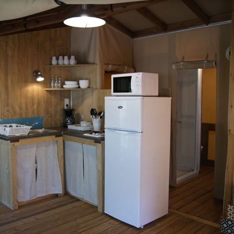 LODGE 8 personnes - Lodge COTTON 32m2  6/8 P (3 chambres)