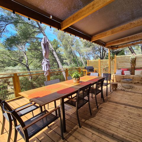 MOBILHOME 8 personnes - Cottage COTE JARDIN 40m² (3 chambres)